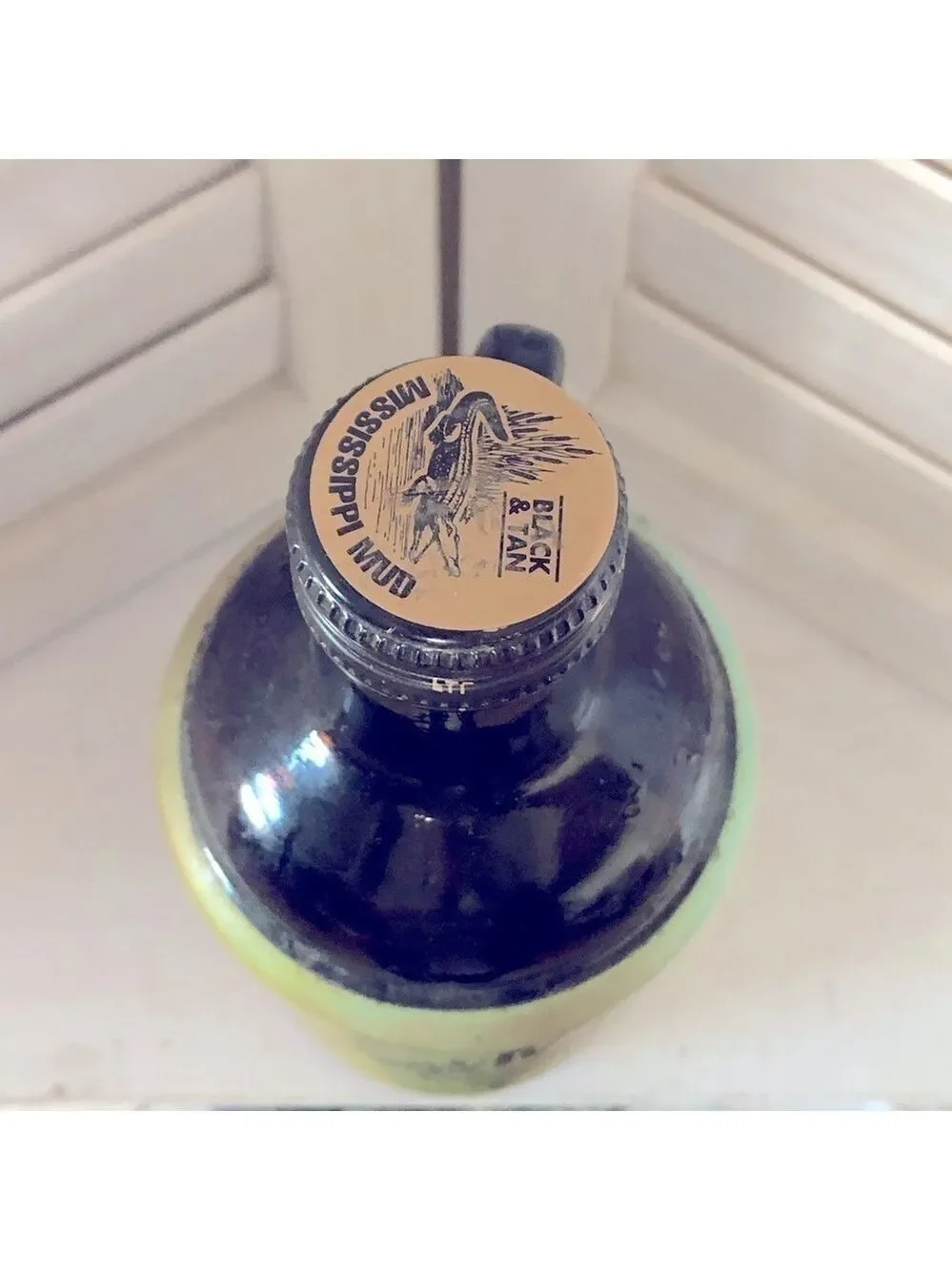 Vintage Brown Glass Mississippi Mud Beer Bottle